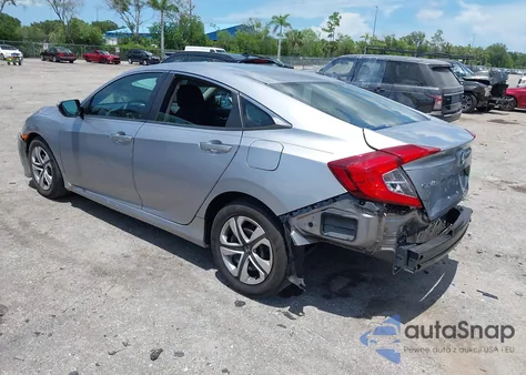 2017 Honda Civic Lx из США, поврежденный, VIN 19XFC2F55HE014060